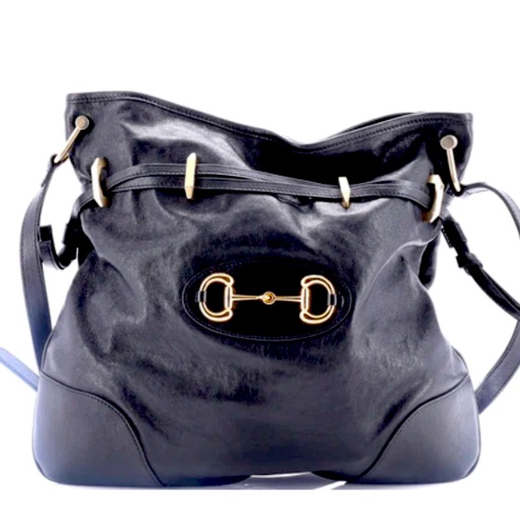 Gucci Handbags - GUCCI Calfskin Horsebit 1955 Messenger Bag